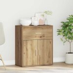Enfilade de rangement marron - lemon� buffet bas - ch�ne artisanal - 60x31x70cm - bois ding�nierie 163 ...