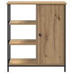 Enfilade de rangement marron - lemon� buffet bas - ch�ne artisanal - 70x30x80cm 960 - soldes