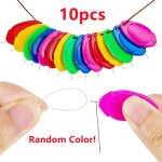 Enfile - aiguilles - non sp�cifi� - 10pcs - plastique - couleurs al�atoires - pratique � utiliser