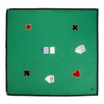 Engelhart - 390850 - tapis de jeu carré vert premium 120 cm Engelhart - 390850 - tapis de jeu carré vert premium 120 cm