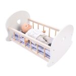 Engelhart - 606012 - berceau pour poup�es gris - blanc