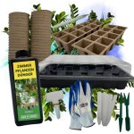 Engrais pour plantes dint�rieur + kit mini - serre kit propagation kit d�marrage + pots + outils + gants ...