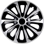 Enjoliveurs 14 strong duocolor nrm 4 pcs noir / argent Enjoliveurs 14 strong duocolor nrm 4 pcs noir / argent