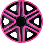 Enjoliveurs 16 de roues action 4 x universels rose - noir
