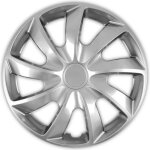 Enjoliveurs de roues 15 quad argent� 4 pi�ces nrm