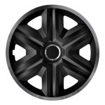 Enjoliveurs de roues 16 noir graphite fast lux nrm