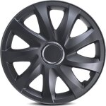 Enjoliveurs de roues drift noir mat 15 lot de 4 pièces Enjoliveurs de roues drift noir mat 15 lot de 4 pièces