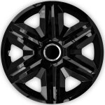 Enjoliveurs de roues fast noir 15 lot de 4 pices