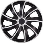 Enjoliveurs de roues quad bicolor cs noir argent 15