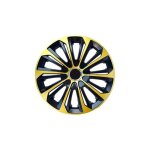 Enjoliveurs de roue - set complet de 4 pièces - nrm extra strong - or / noir - 14 pouces Enjoliveurs de roue - set complet de 4 pièces - nrm extra strong - or / noir - 14 pouces