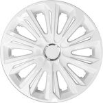 Enjoliveurs de roues strong laqus blanc 15 lot de 4 pices