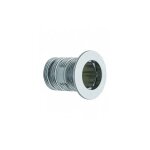 Enjoliveur de trop plein chromé sécable diamètre 24 mm longueur 35 mm pour vasque Enjoliveur de trop plein chromé sécable diamètre 24 mm longueur 35 mm pour vasque