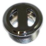 Enjoliveur de trop plein chromé diamètre 30 14 mm pour vasque Enjoliveur de trop plein chromé diamètre 30 14 mm pour vasque