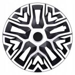 Enjoliveur universel 15 nrm the best bicolor blanc - noir 1 pi�ce