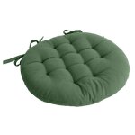 Enjoy home - galette de chaise ronde panama - diam. 38 cm - argile