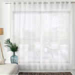 Enjoy home - voilage sabl� tr�s grande largeur - 420 x 240 cm - blanc