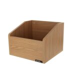Meuble de rangement - enova - vinyle box 120swe - bois - 120 vinyles - dimensions 361x268x346mm