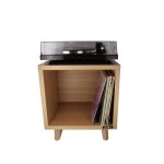 Enova vinyle lover cube sw - meuble hifi bois