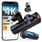 Vantrue n4 pro s enregistreur vid�o voiture multi - canaux 4k uhd gps wi?fi �cran 3. 19 microsd 1to