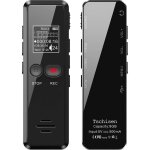 Enregistreur vocal numrique dictaphone audio  une touche 16g 1536kbps lecteur mp3  charge usb protection ...