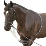 Enr�nement pour longe cheval canter soft rope - marine / blanc - full - equitation - adulte - homme