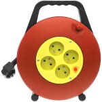 Enrouleur lectrique - silumen - 4 prises - protection surchauffe - cble rallonge 10m