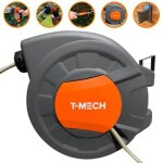 Enrouleur de tuyau arrossage dévidoir automatique 20m + 2m amovible pivotant 180 ° mural transportable ... Enrouleur de tuyau arrossage dévidoir automatique 20m + 2m amovible pivotant 180 ° mural transportable ...