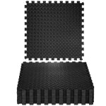 Ensemble de 12 dalles carres eva - tapis de sol sport gymnastique yoga tapis puzzle antidrapant mousse ...