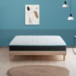 Ensemble 140x190 matelas ressorts ensachs atmosphre et sommier en kit easykit chne clair - fabrication ...
