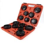 Ensemble 15 pices cl  filtre  huile adaptateur outils pour le montage et le dmontage