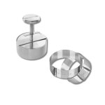 Ensemble de 2 pi�ces emporte - pi�ce rond r�glable et presse � burger - fackelmann profesional - pour ...