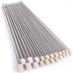 Ensemble de 22 pices 11 tailles aiguilles  tricoter acier inoxydable 36cm