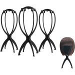 Ensemble de 3 pi�ces : support pour perruque pince de maintien accessoires pour perruque design pliable ...