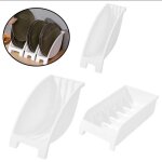 Ensemble de 3 porte - assiettes organiseur en plastique pour armoire de cuisine pour assiettes tagre ...