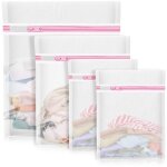 Ensemble de 4 sacs � linge en filet comprenant un sac � sous - v�tements d�licats (1 grand 1 moyen 2 ...