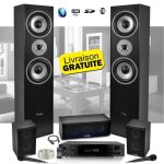 Ensemble 5 enceintes e1004 noire hifi / home - cinéma 850w ltc + ampli atm8000 karaoke 2 micros - usb ... Ensemble 5 enceintes e1004 noire hifi / home - cinéma 850w ltc + ampli atm8000 karaoke 2 micros - usb ...