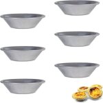 Ensemble de 6 pi�ces - moule � g�teau - moule � tartelettes aux ?ufs - moule � mini - quiches - moules ...