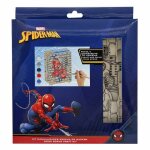 Ensemble pour activit�s manuelles - spider - man - multicouleur - inclus pinceau et peintures - 21x21x2 ...