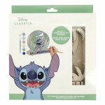 Ensemble pour activit�s manuelles stitch bois jeu de coloriage - dessin - pochoir