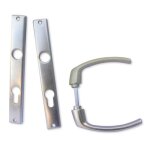 Ensemble alu plaque �troite ovalfiliz prodif - 25 mm - cl� i - champagne - �p. 38 / 47 entrx70 f / vis ...