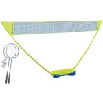 Ensemble de badminton - schildkrot - donic schildkrt - 2 raquettes - 1 filet - couleur bleu / jaune