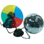 Ensemble boule  facettes et projecteur