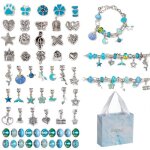 Ensemble de fabrication de bracelet pour fille ensemble de bracelet pendentif de 68 pices avec perles ...