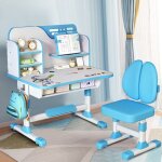 Ensemble bureau et chaise pour enfants chaise de bureau r�glable en hauteur table dapprentissage ergonomique ...