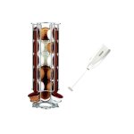 Ensemble à café avec porte capsules dolce gusto® et mousseur à lait - fackelmann Ensemble à café avec porte capsules dolce gusto® et mousseur à lait - fackelmann