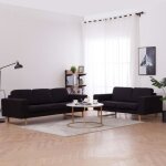 Vidaxl ensemble de canapé 2 pcs meuble de salon mobilier de salon canapé - lit sofa de salon maison salle ... Vidaxl ensemble de canapé 2 pcs meuble de salon mobilier de salon canapé - lit sofa de salon maison salle ...