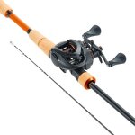 Ensemble canne et moulinet p�che - duoku - fibre de carbone im7 - mod�le casting droitier - 7 + 1 roulements ...