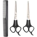 Ensemble de ciseaux de coiffeur professionnels et peigne idéal pour les fêtes Ensemble de ciseaux de coiffeur professionnels et peigne idéal pour les fêtes