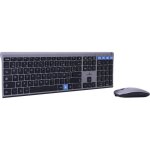 Ensemble clavier souris sans fil - bluestork - azerty - mtal - silencieux - touches ciseaux