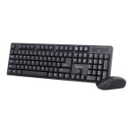 Ensemble clavier et souris sans fil gembird kbs - w - 01 - 2. 4 ghz - noir